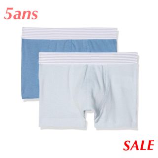 プチバトー(PETIT BATEAU)の☆SALE☆新品 プチバトー♡カラー＆プリントトランクス２枚組 5ans 110(下着)