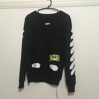 オフホワイト(OFF-WHITE)のoff-whiteスプレープリントスウェット(スウェット)