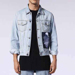 ディーゼル(DIESEL)のディーゼル 18SS グラフィックデニムジャケット(Gジャン/デニムジャケット)