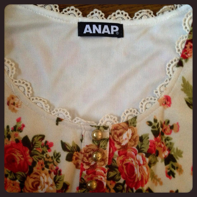 ANAP(アナップ)の花柄ワンピース レディースのワンピース(ミニワンピース)の商品写真