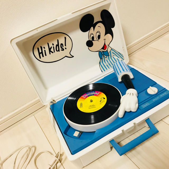 Disney - ミッキー レコードプレーヤー 扇風機セットの通販 by kkk