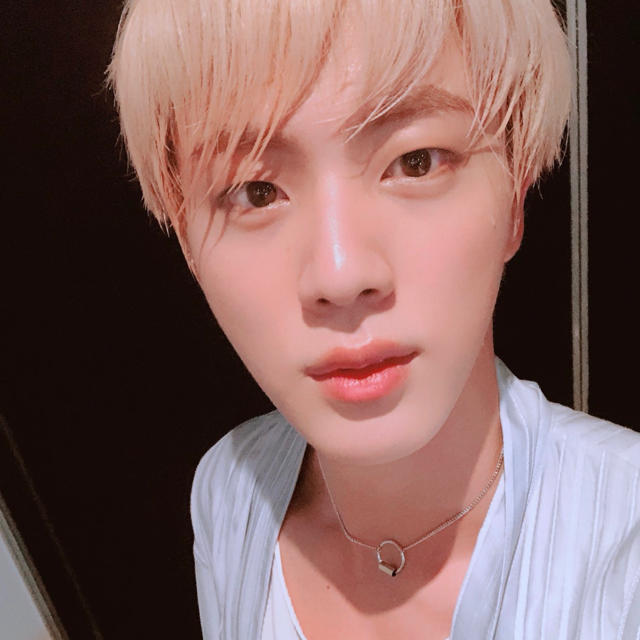 BTS JIN SBS 着用 リングパイプ ネックレス