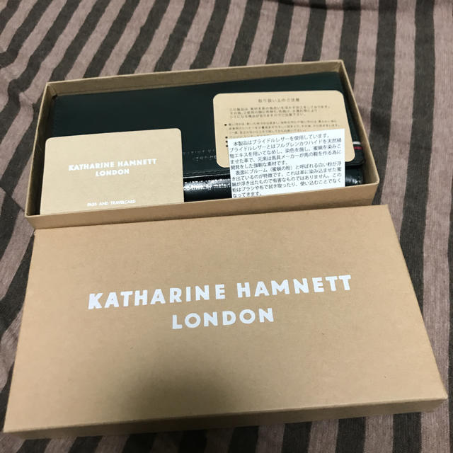 KATHARINE HAMNETT(キャサリンハムネット)の財布 KATHARINE HAMNETT LONDON  箱付き メンズのファッション小物(長財布)の商品写真