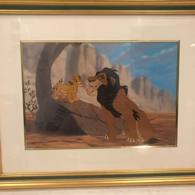 Disney(ディズニー)のディズニーセル画  ライオンキング エンタメ/ホビーの美術品/アンティーク(絵画/タペストリー)の商品写真