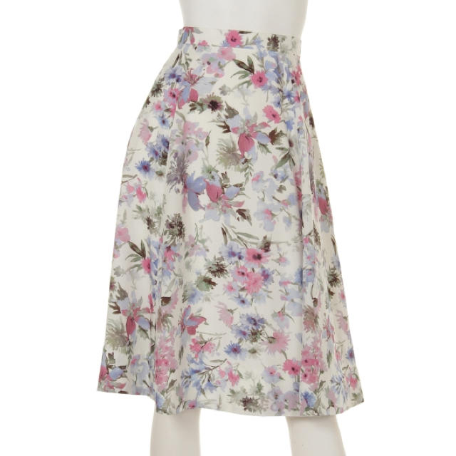 JUSGLITTY(ジャスグリッティー)のボタニカルスカート レディースのスカート(ひざ丈スカート)の商品写真