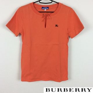 バーバリーブルーレーベル(BURBERRY BLUE LABEL)のBURBERRY BLUE LABEL 半袖カットソー オレンジ サイズ38(カットソー(半袖/袖なし))