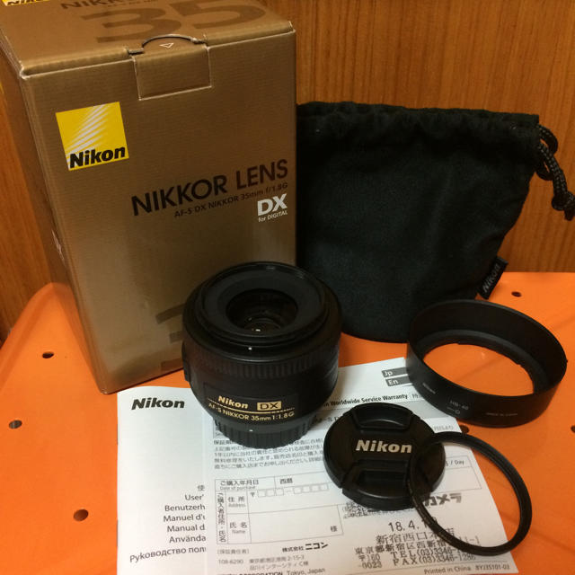 ニコン AF-S DX NIKKOR 35mm f/1.8G おまけ付