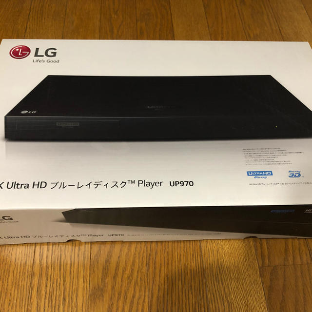 LG Electronics(エルジーエレクトロニクス)の【kitutuki9566様専用】LG UP970 BDプレーヤー スマホ/家電/カメラのテレビ/映像機器(ブルーレイプレイヤー)の商品写真