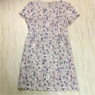 ロペピクニック(Rope' Picnic)の【美品】花柄ワンピース(ひざ丈ワンピース)