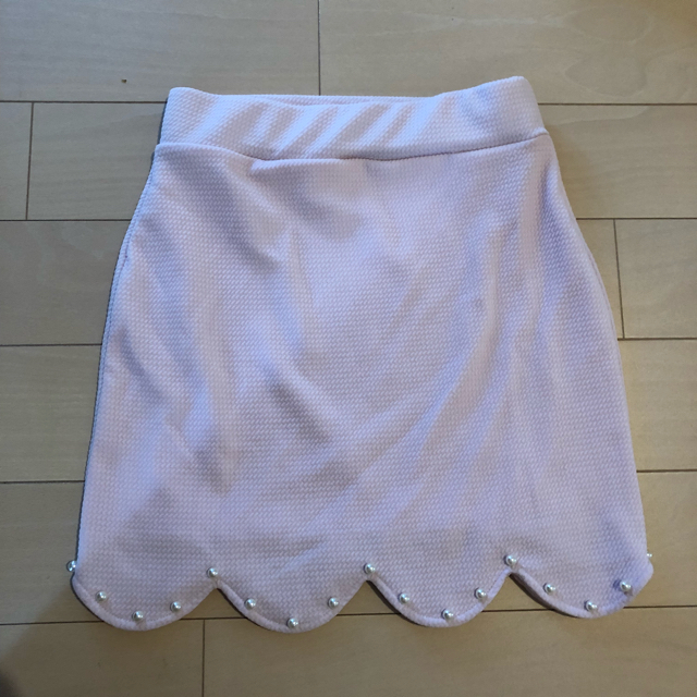 MA＊RS(マーズ)の夏SALE♡MARS★キャンディーパールスカラップタイトスカート レディースのスカート(ミニスカート)の商品写真