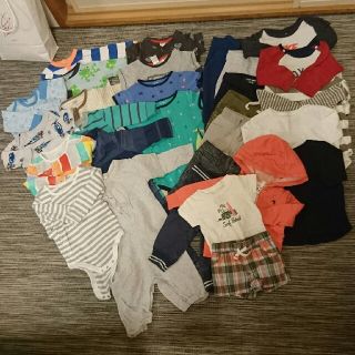 カーターズ(carter's)の6月生まれの男の子の服☆まとめ売り☆新品から着用感ありまで(ロンパース)