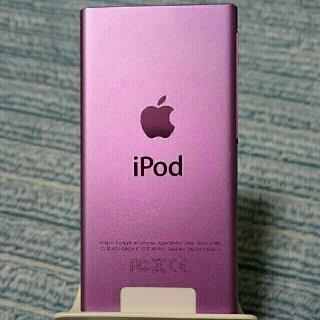 Apple(アップル)の【ジャンク】iPod nano 第7世代 パープル スマホ/家電/カメラのオーディオ機器(ポータブルプレーヤー)の商品写真