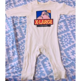 エクストララージ(XLARGE)のエクストララージ ロンパース エックスガール 中古 80センチ(ロンパース)