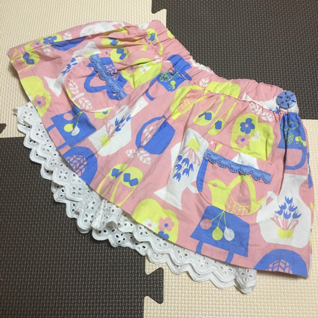 Petit jam(プチジャム)のプチジャム♡ペチパンツ付きスカート♡90サイズ キッズ/ベビー/マタニティのキッズ服女の子用(90cm~)(スカート)の商品写真