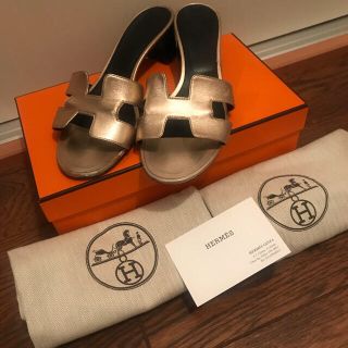 エルメス(Hermes)のエルメス オアシス サンダル 37.5(サンダル)