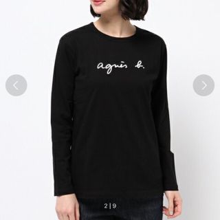 アニエスベー(agnes b.)の【専用】アニエス・ベー  長袖tシャツ  黒(Tシャツ(長袖/七分))