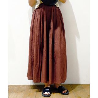 トゥデイフル(TODAYFUL)のtodayfulフレアコットンスカート36 ungrid zara drwcys(ロングスカート)