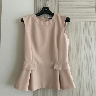 フォクシー(FOXEY)の専用です♡フォクシー ペプラムトップス  38(シャツ/ブラウス(半袖/袖なし))