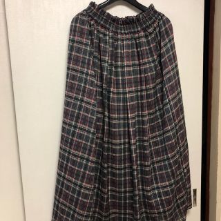 ダブルクローゼット(w closet)のw closet チェック柄スカート(ロングスカート)