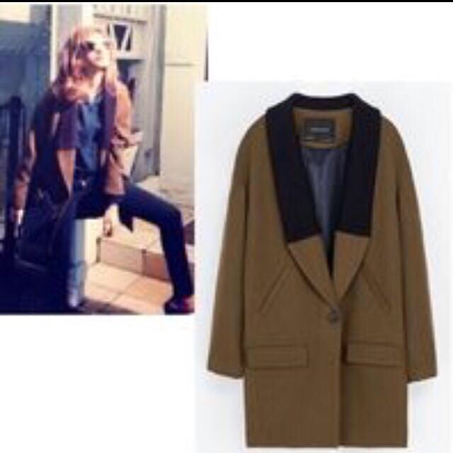 ZARA コクーンチェスターコート 人気 ZARA コクーンチェスターコート 人気