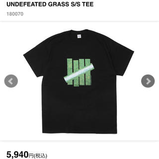 アンディフィーテッド(UNDEFEATED)の※半額以下/新品未使用 Undefeated グラスTシャツ Mサイズ ブラック(Tシャツ/カットソー(半袖/袖なし))