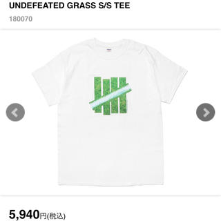 アンディフィーテッド(UNDEFEATED)のロクマル様専用  Undefeated グラスTシャツ Mサイズ ホワイト(Tシャツ/カットソー(半袖/袖なし))