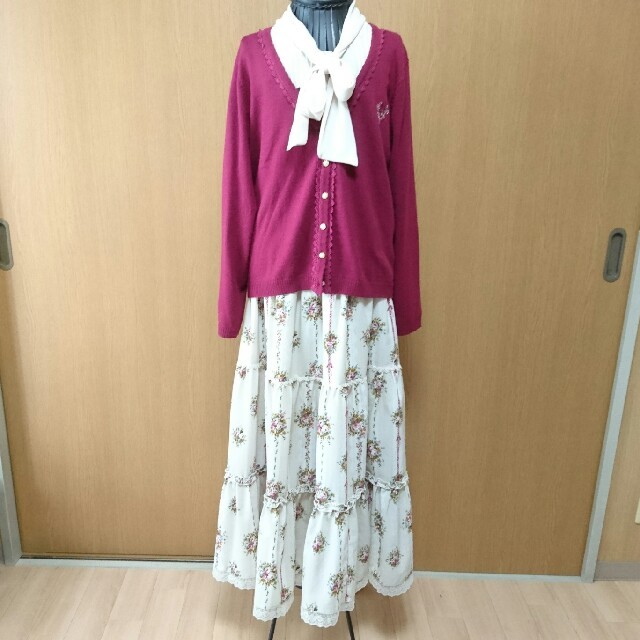 axes femme(アクシーズファム)のアクシーズファム＊マキシ丈スカート レディースのスカート(ロングスカート)の商品写真