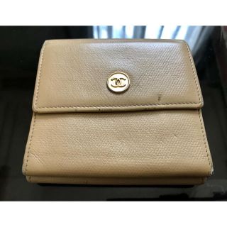 シャネル(CHANEL)の♪値下げ！！美品 シャネル Wホック 折り財布 正規品(折り財布)