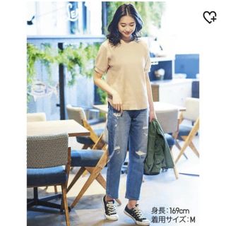 ユニクロ(UNIQLO)のUNIQLO ワッフルクルーネックT(Tシャツ(半袖/袖なし))