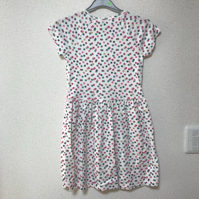 PETIT BATEAU(プチバトー)の☆SALE☆ 新品 プチバトー♡ プリントフレンチスリーブワンピース 10ans キッズ/ベビー/マタニティのキッズ服女の子用(90cm~)(ワンピース)の商品写真