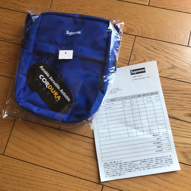 Supreme 18SS ShoulderBag ショルダーバッグ ブルー