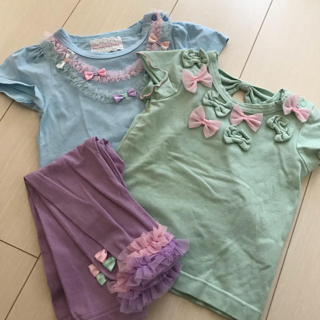 panpantutu 90 セット キッズ/ベビー/マタニティのキッズ服女の子用(90cm~)(Tシャツ/カットソー)の商品写真