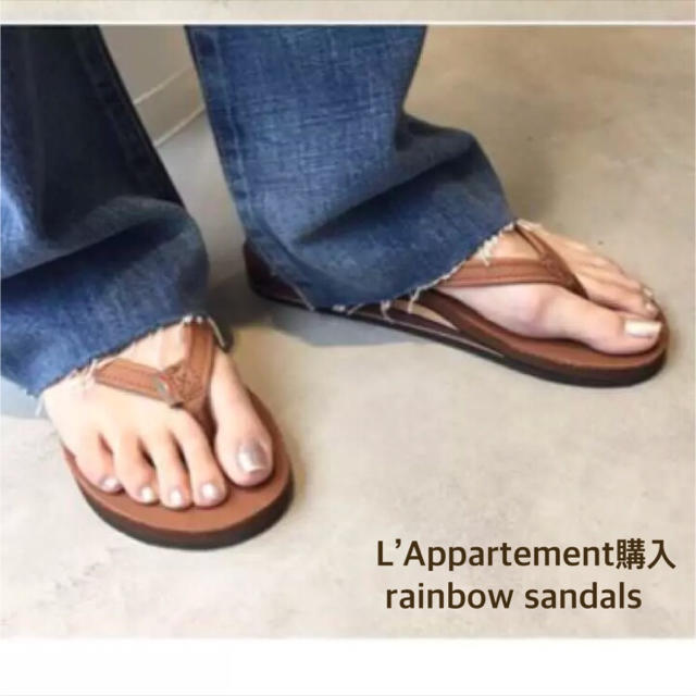 L'Appartement DEUXIEME CLASSE(アパルトモンドゥーズィエムクラス)のレインボーサンダル アパルトモン購入 レディースの靴/シューズ(サンダル)の商品写真