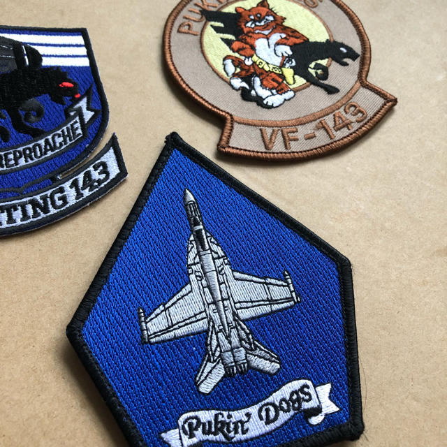 アメリカ海軍 VFA-143 PUKIN DOGS ワッペン パッチ セットの通販 アメリカ海軍 VFA-143 PUKIN DOGS ワッペン パッチ セットの通販