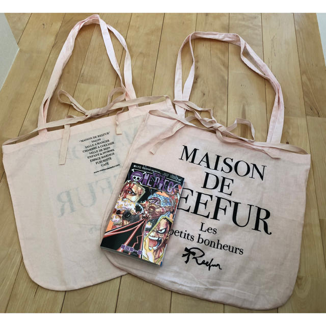 Maison de Reefur(メゾンドリーファー)のMAISON DE REEFUR 梨花コラボ トート2枚セット レディースのバッグ(ショップ袋)の商品写真