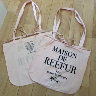 メゾンドリーファー(Maison de Reefur)のMAISON DE REEFUR 梨花コラボ トート2枚セット(ショップ袋)