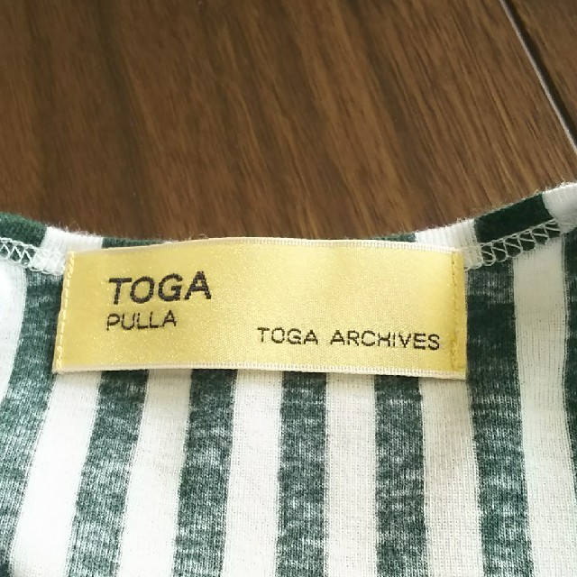 TOGA(トーガ)の連休SALE!!!TOGA ストライプ Tシャツ レディースのトップス(Tシャツ(半袖/袖なし))の商品写真