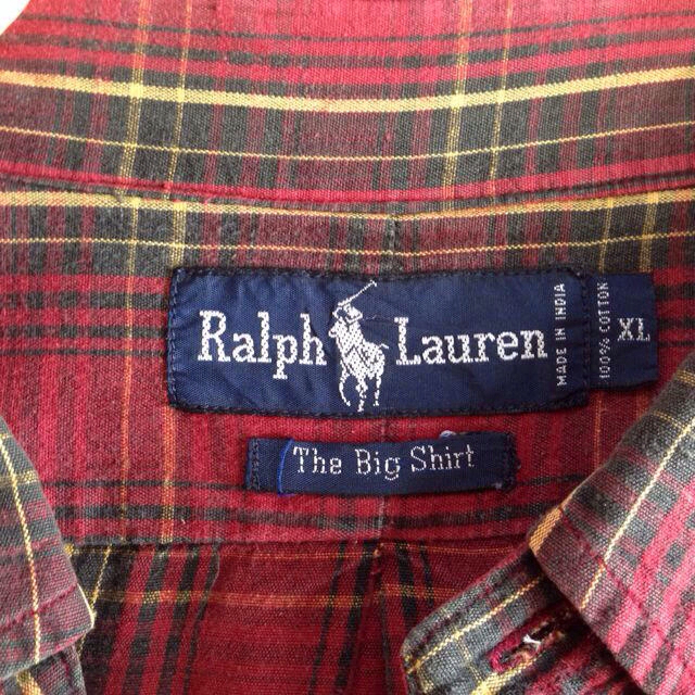 Ralph Lauren(ラルフローレン)のチェックワンピース レディースのトップス(シャツ/ブラウス(半袖/袖なし))の商品写真