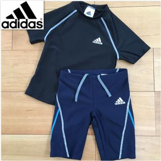 アディダス(adidas)の新品 アディダス ラッシュガード&スイムパンツ 120(水着)