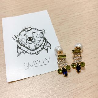 スメリー(SMELLY)の＊ SMELLY ビジュー リバーシブル ピアス ＊(ピアス)