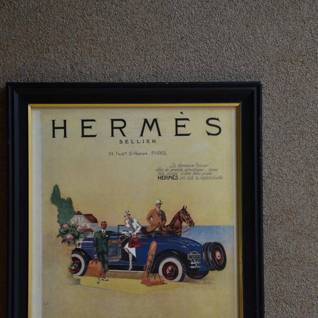 Hermes(エルメス)のHERMES(エルメス) ヴィンテージ ポスター インテリア/住まい/日用品のインテリア小物(置物)の商品写真