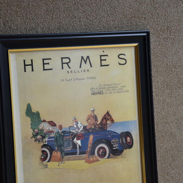 Hermes(エルメス)のHERMES(エルメス) ヴィンテージ ポスター インテリア/住まい/日用品のインテリア小物(置物)の商品写真