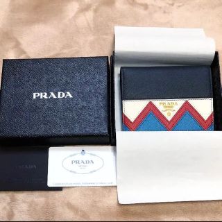 プラダ(PRADA)のprada 1MV204 新品未使用 完売商品 ミニウォレット 折り畳み財布(財布)