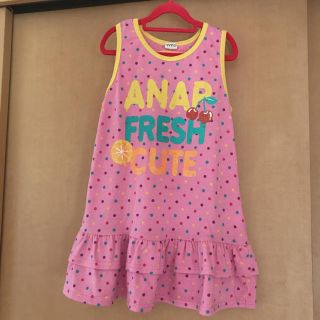 アナップキッズ(ANAP Kids)の☆ANAP☆フリルワンピース120(ワンピース)