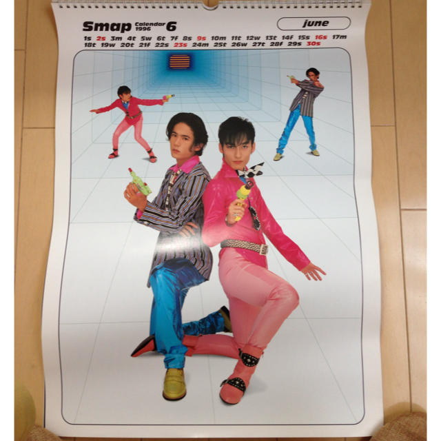 SMAP(スマップ)のSMAP 1996年公式カレンダー エンタメ/ホビーのタレントグッズ(アイドルグッズ)の商品写真