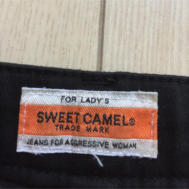 SweetCamel - sweet camel 黒色デニムパンツの通販 by nanapple's shop｜スウィートキャメルならラクマ