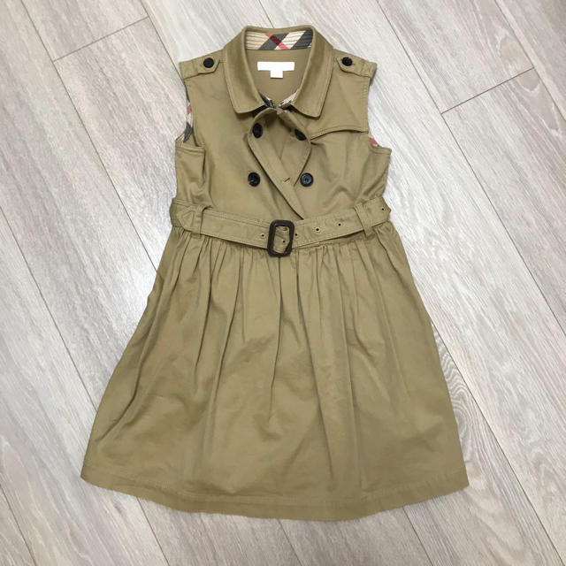 BURBERRY - バーバリー トレンチワンピース キッズの通販 by りこ's shop｜バーバリーならラクマ