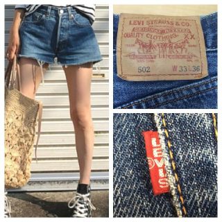 リーバイス(Levi's)のビッグE Levi's502 デニムショートパンツ カットオフデニム 短パン(デニム/ジーンズ)