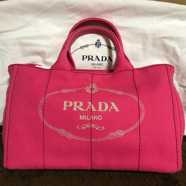 PRADA プラダ カナパ トートバッグ デニム　ヌーベグレー