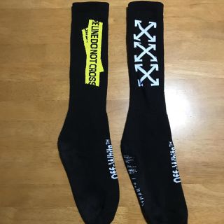 オフホワイト(OFF-WHITE)のoff-white 18ss firetape socks(ソックス)